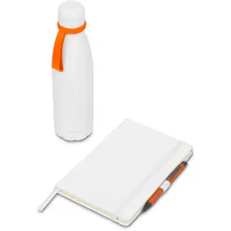 Thompson White Gift Set Orange